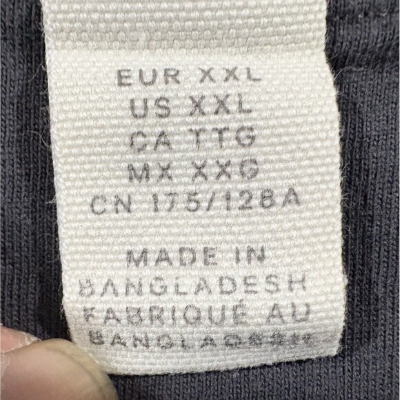 H&M ACDC Graphic T-shirt Women Faded Black Band Tee AC/DC Back in Black Sz 2XL - Picture 7 of 11